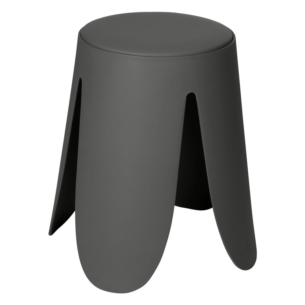 Antracytowy plastikowy stołek Comiso – Wenko