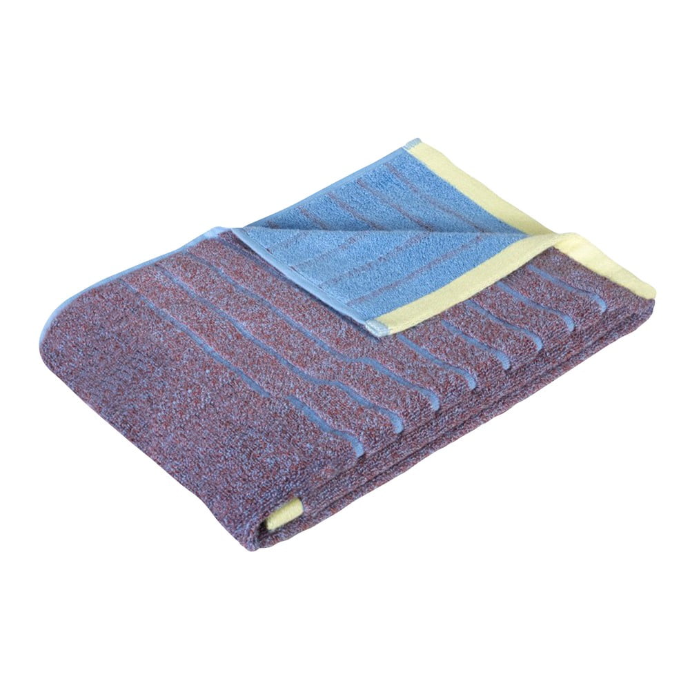 Фото - Рушник Niebiesko-fioletowy bawełniany ręcznik Hübsch Dora, 70x140 cm fioletowy,ni