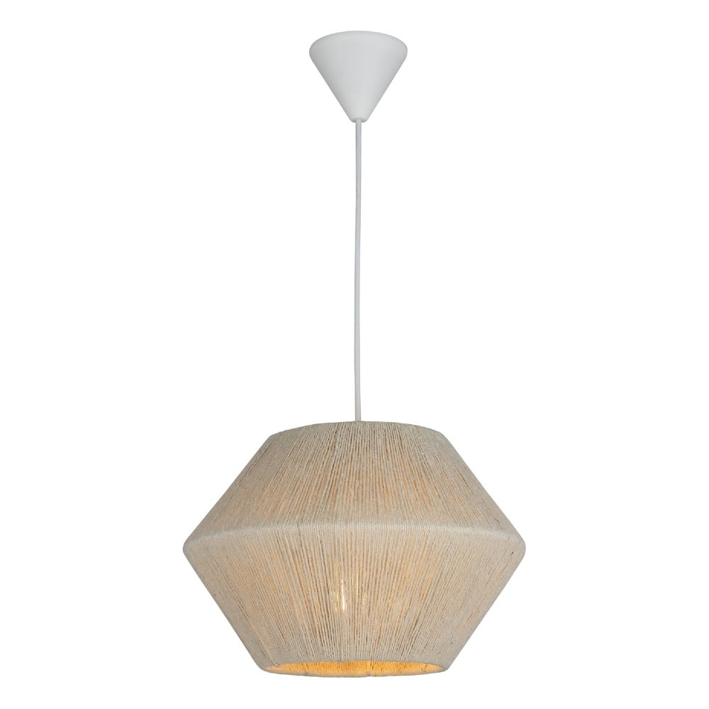 Biało-beżowa lampa wisząca Homemania Decor Fero