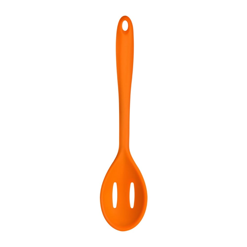 Pomarańczowa silikonowa łyżka z otworami Premier Housewares Zing