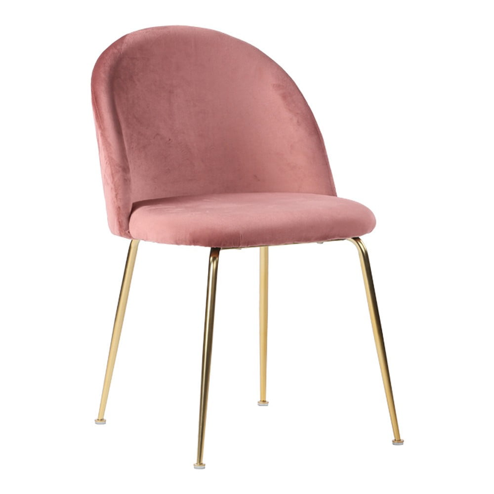 Zestaw 2 różowych krzeseł do jadalni House Nordic Geneve