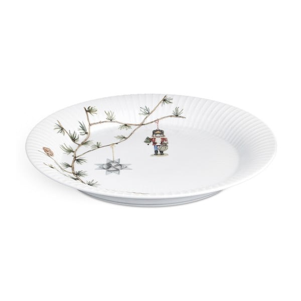 Porcelanowy świąteczny talerz Kähler Design Hammershoi Christmas Plate, ⌀ 27 cm