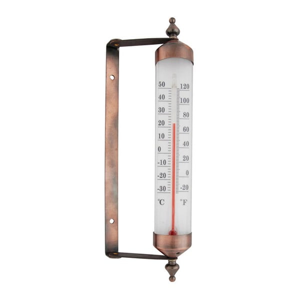 Termometr w kolorze brązu Esschert Design, wys. 25 cm