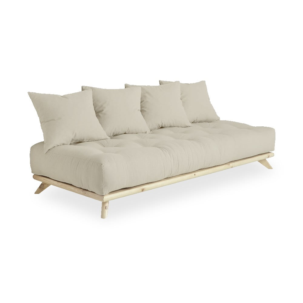 Sofa z beżowym obiciem Karup Design Senza Natural/Beige