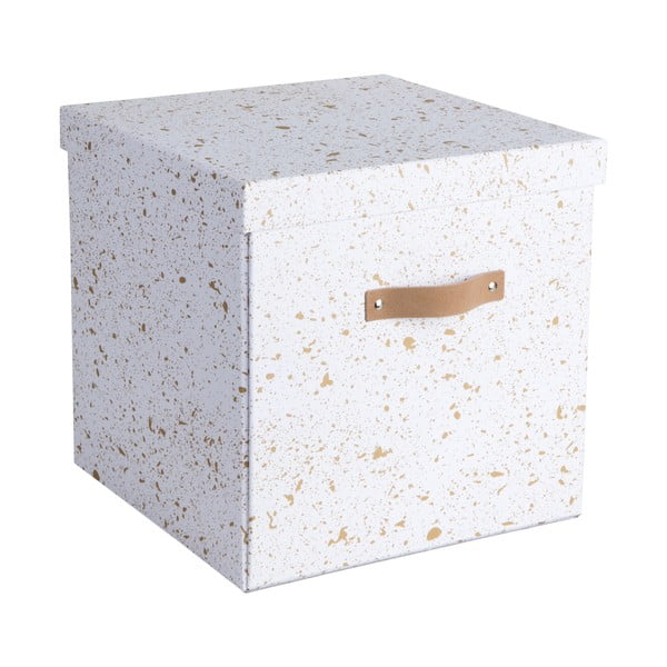 Pudełko w biało-złotym kolorze Bigso Box of Sweden Logan