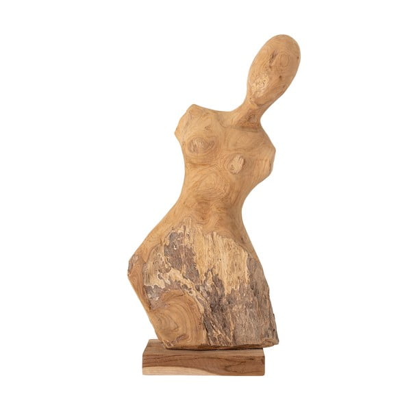 Figurka z drewna tekowego Bloomingville Lenoa, wys. 70 cm