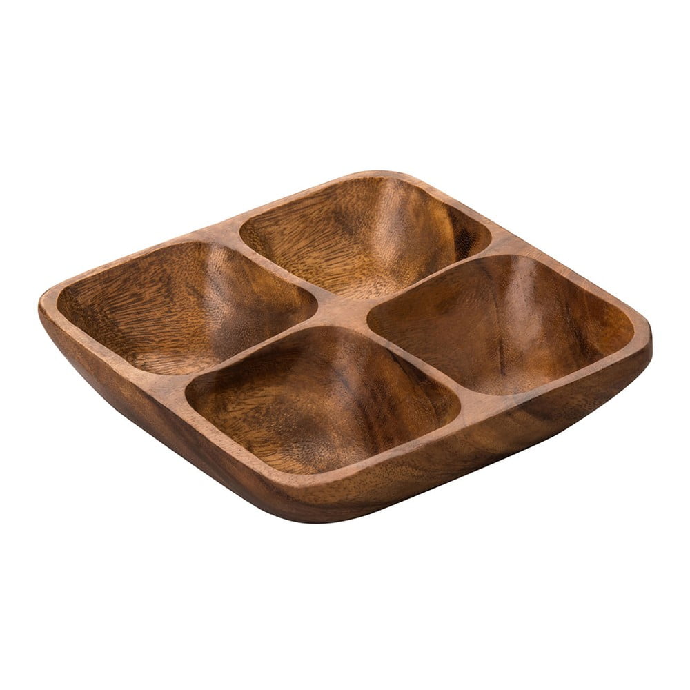 Zdjęcia - Salaterka Premier Brązowa drewniana miska do serwowania Kora –  Housewares brązowy 