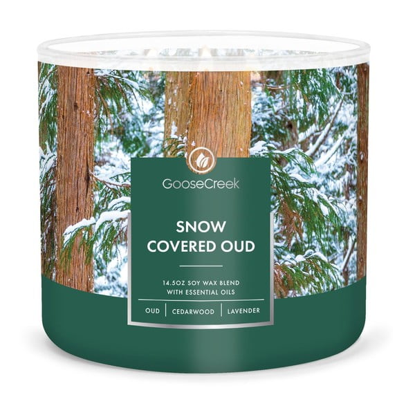 Goose Creek Snow Covered Oud świeca zapachowa, czas palenia 35 h