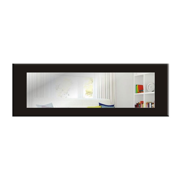 Lustro ścienne w czarnej ramie Oyo Concept Eve, 120x40 cm