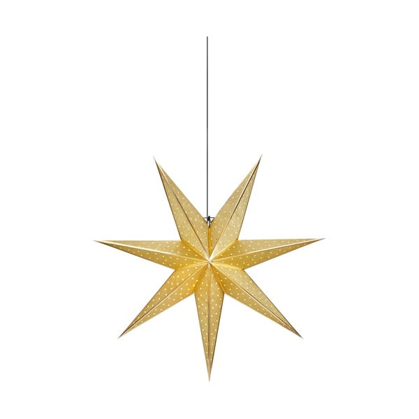Świąteczna wisząca dekoracja w kolorze złota Markslöjd Glitter, dł. 75 cm