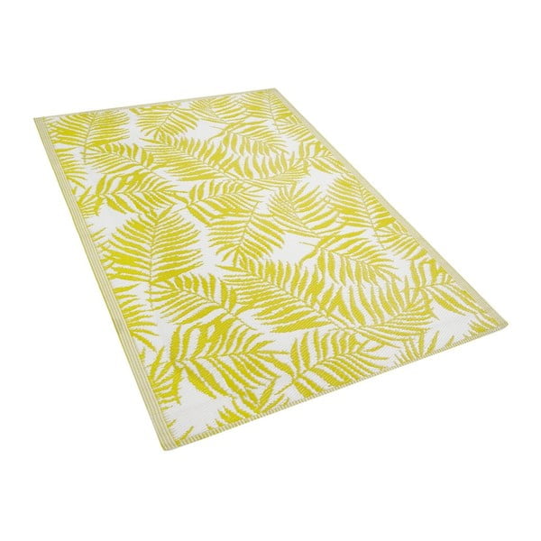 Żółty dywan zewnętrzny Monobeli Kota, 120x170 cm