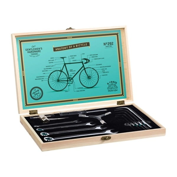 Zestaw narzędzi do naprawy rowerów Gentlemen's Hardware Box