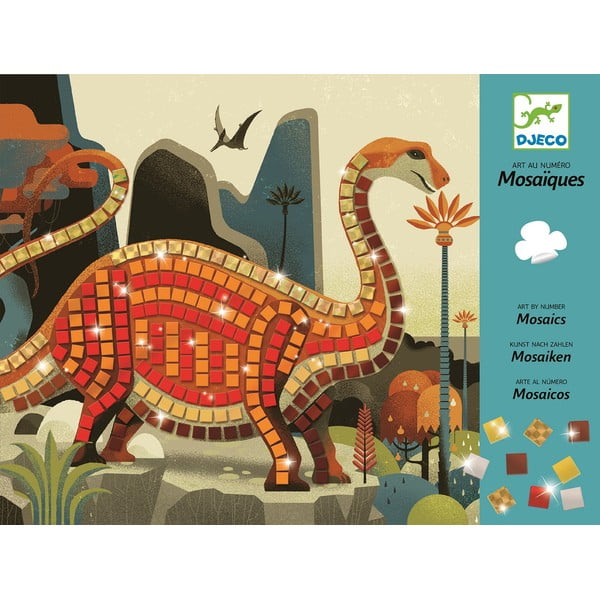 Twórczy zestaw dla dzieci Djeco Błyszczące dinozaury