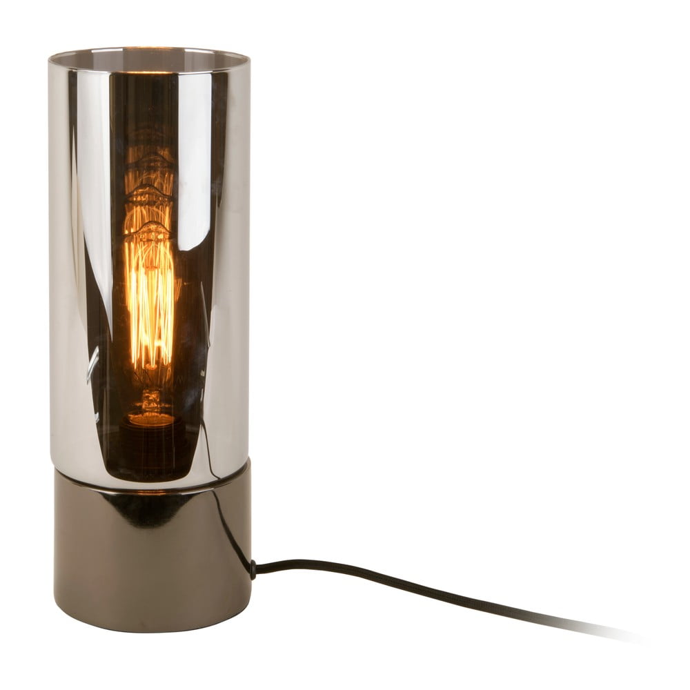 Lampa stołowa w metalicznym kolorze z lustrzanym połyskiem Leitmotiv Lax