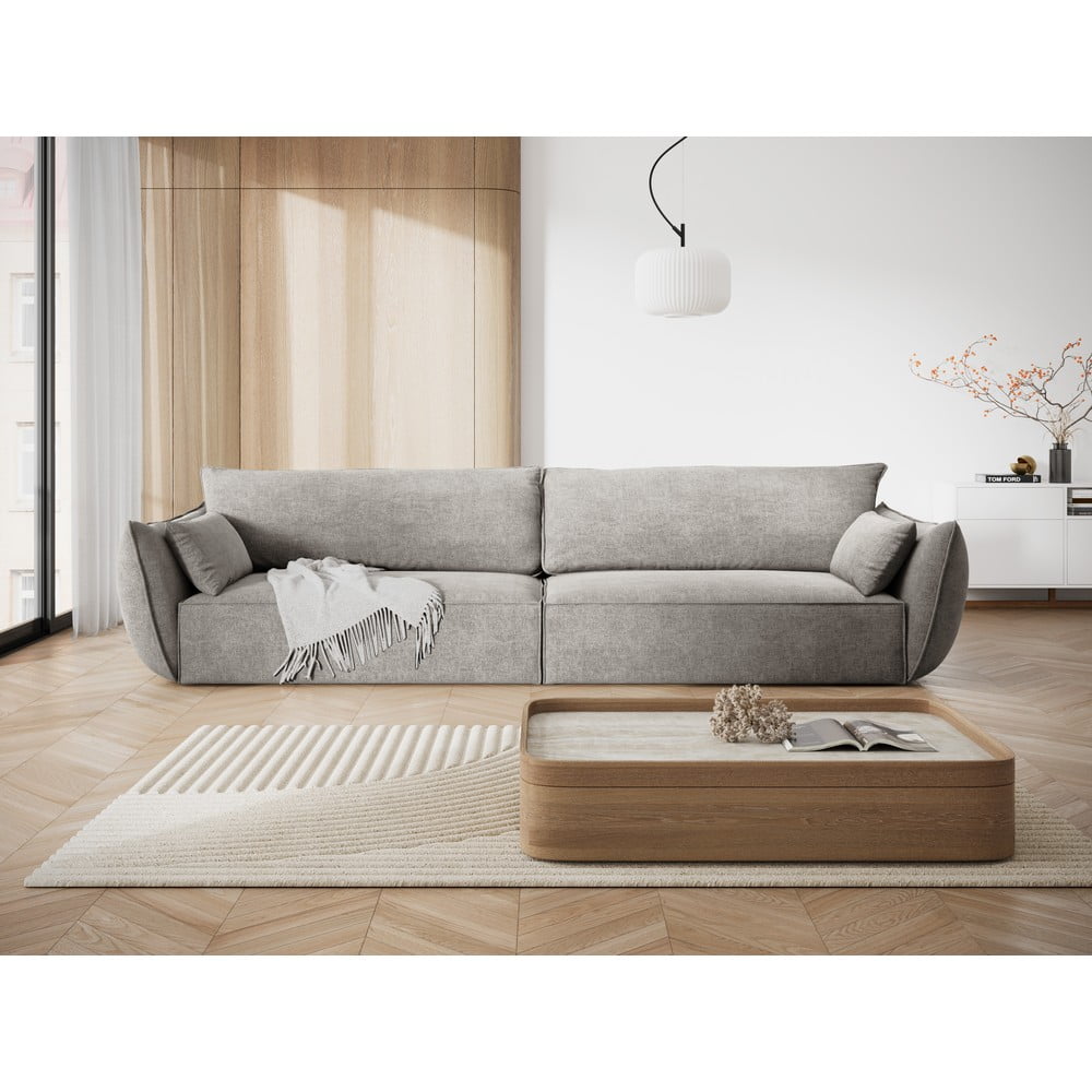 Jasnoszara sofa 248 cm Vanda – Mazzini Sofas