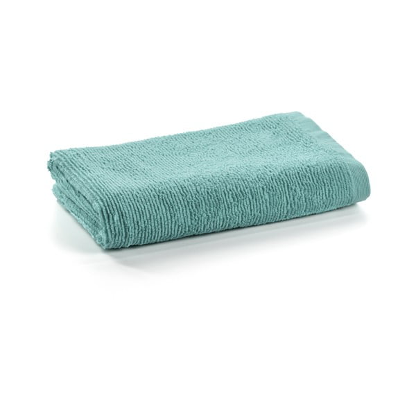 Turkusowy ręcznik bawełniany Kave Home Miekki, 70x140 cm