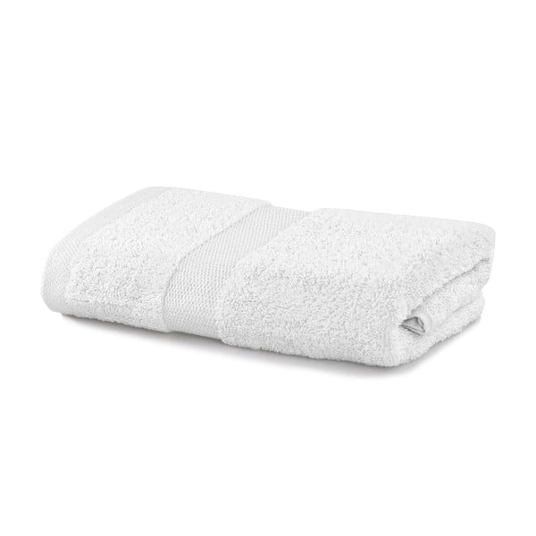 Biały ręcznik DecoKing Marina, 50x100 cm