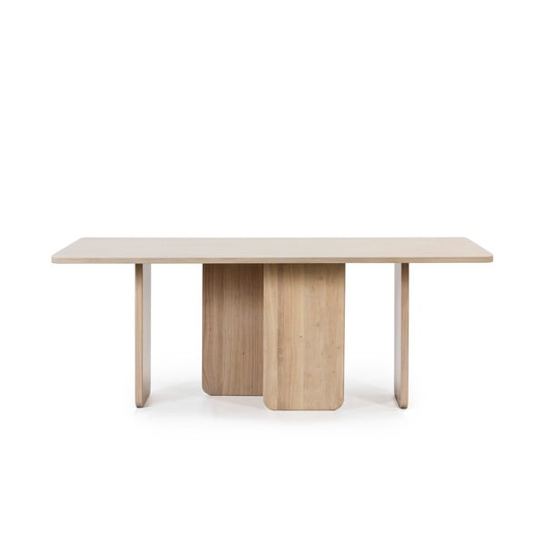 Stół do jadalni w dekorze drewna jesionowego Teulat Arq, 200x100 cm