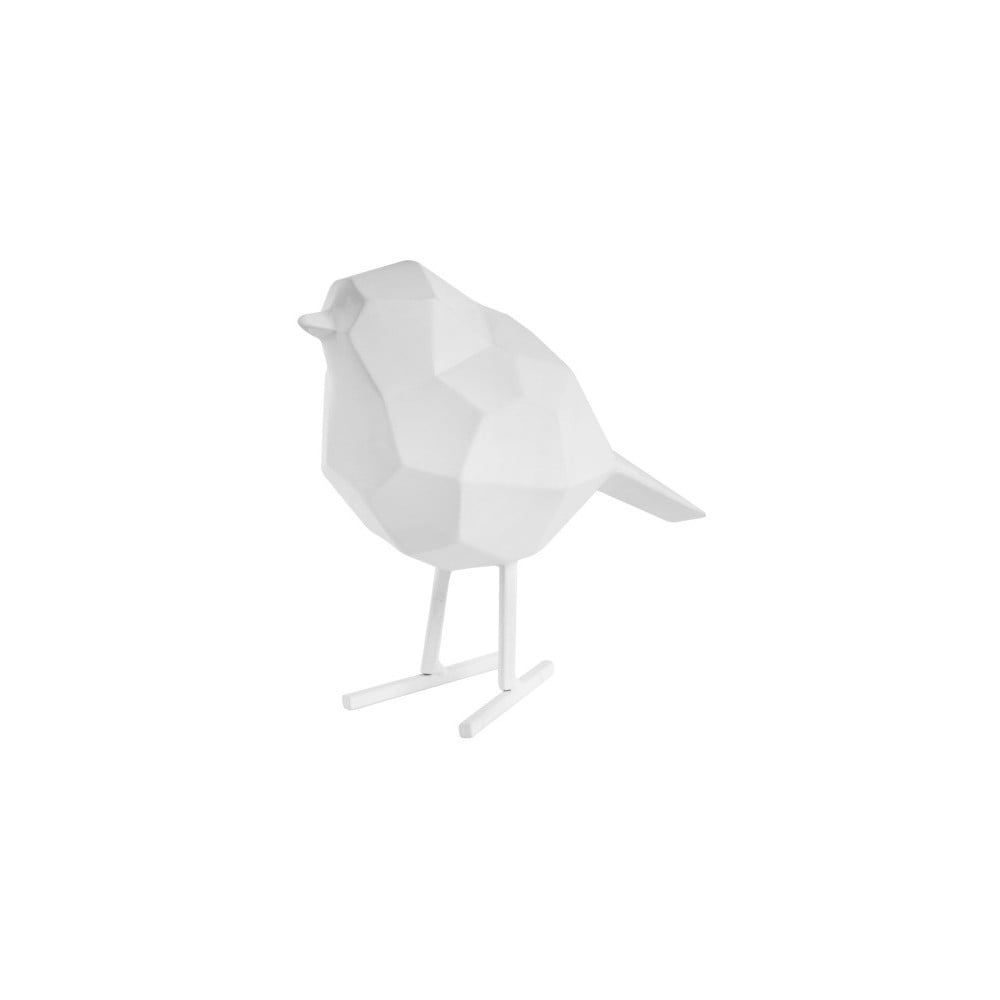 Biała figurka dekoracyjna w kształcie ptaszka PT LIVING Bird Small Statue