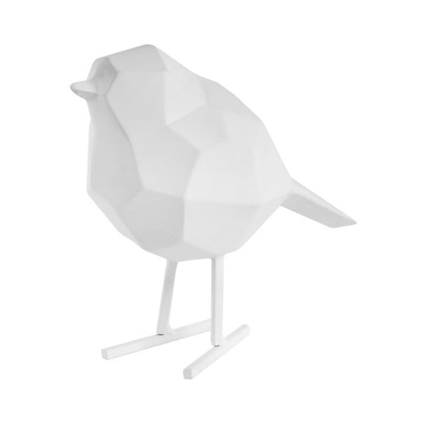 Biała figurka dekoracyjna w kształcie ptaszka PT LIVING Bird Small Statue