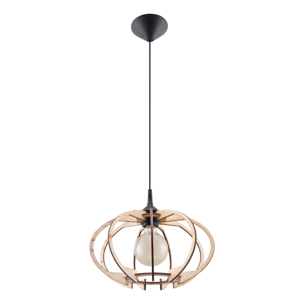 Drewniana lampa wisząca Nice Lamps Mandore