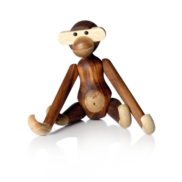 Figurka z litego drewna Kay Bojesen Denmark Monkey