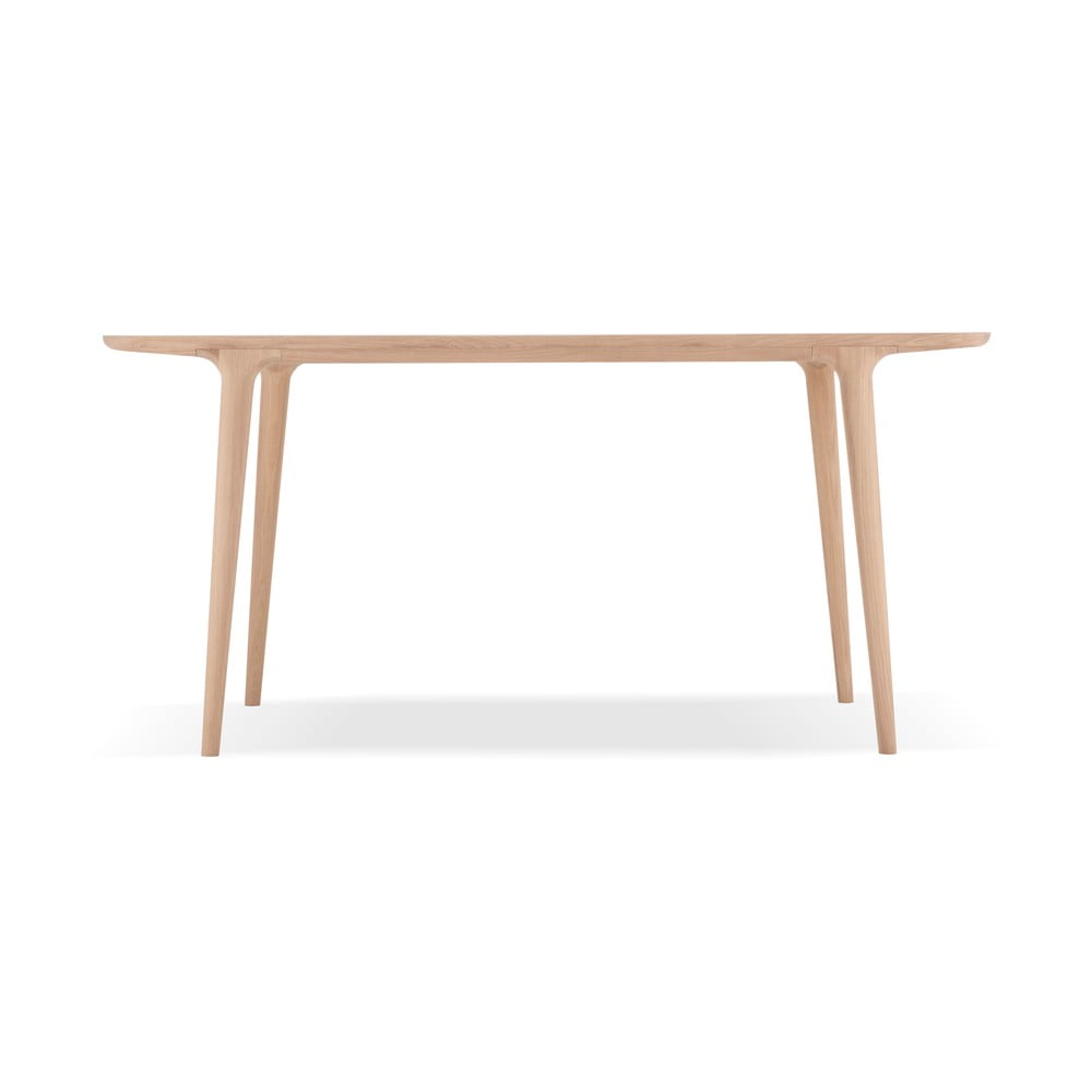 Stół z litego drewna dębowego Gazzda Fawn, 160x90 cm