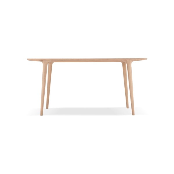 Stół z litego drewna dębowego Gazzda Fawn, 160x90 cm