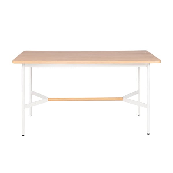 Biały stół sømcasa Asis, 100x80 cm