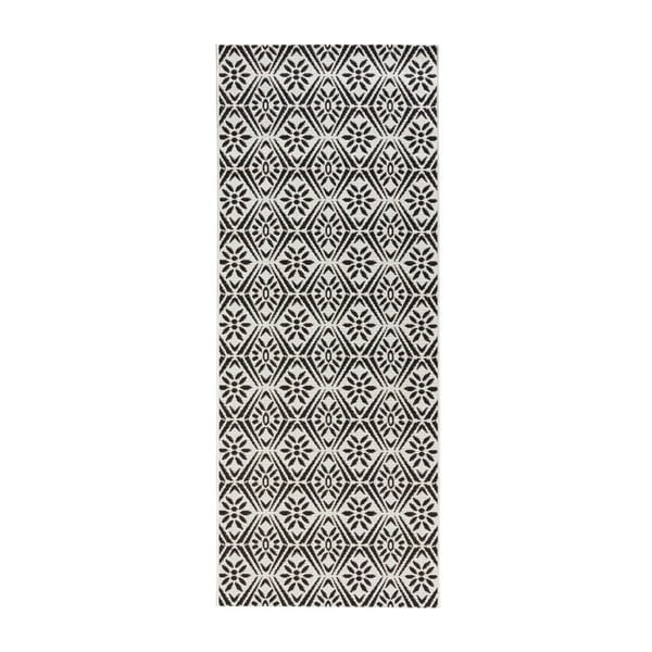 Czarno-biały chodnik Zala Living Soho, 80x200 cm
