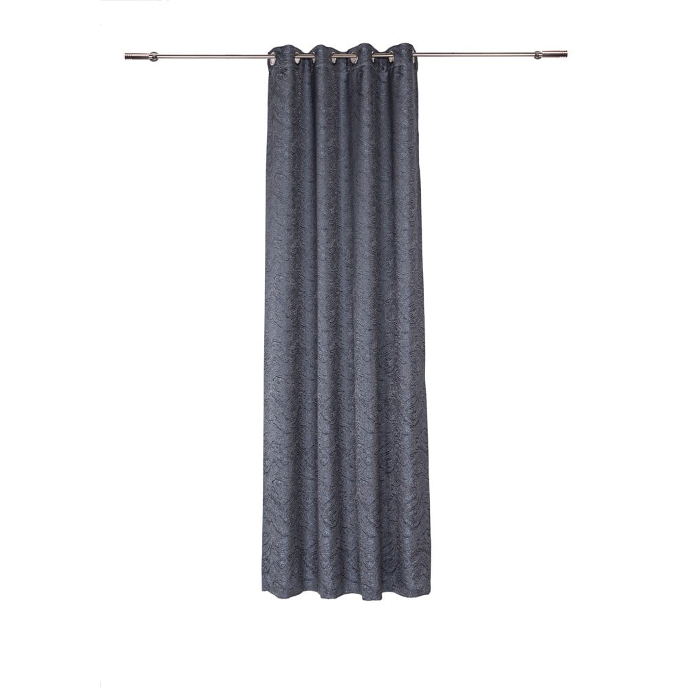 Ciemnoszara zasłona 140x260 cm Kent – Mendola Fabrics