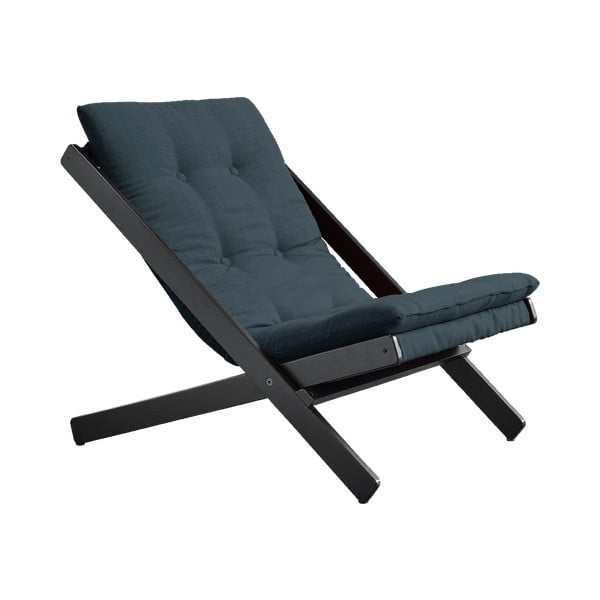Fotel rozkładany Karup Design Boogie Black/Petroleum