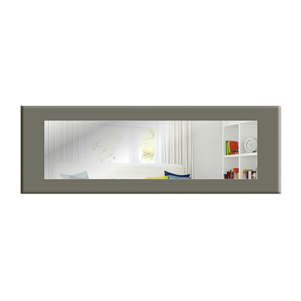 Lustro ścienne w szarej ramie Oyo Concept Eve, 120x40 cm