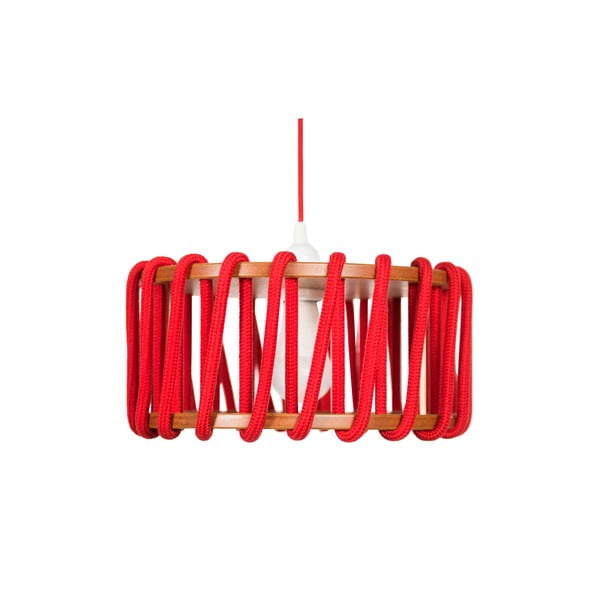 Czerwona lampa wisząca EMKO Macaron, ø 30 cm