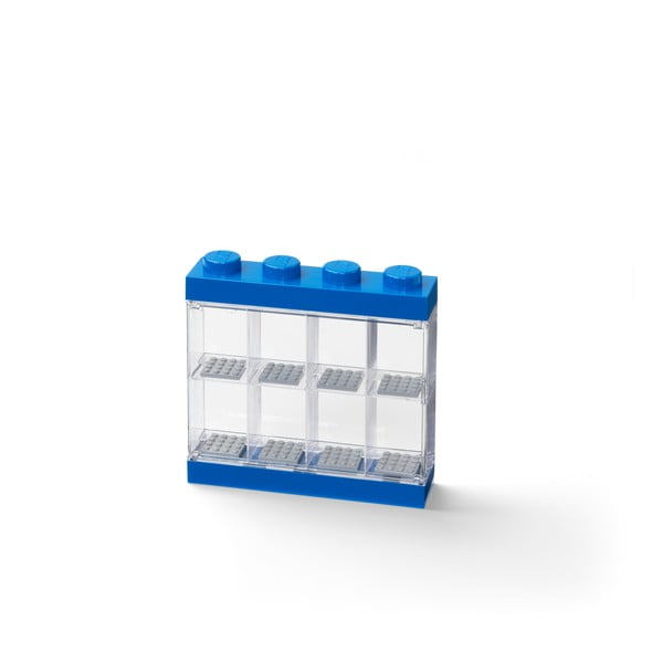Niebieski pojemnik kolekcjonerski na 8 mini figurek LEGO®