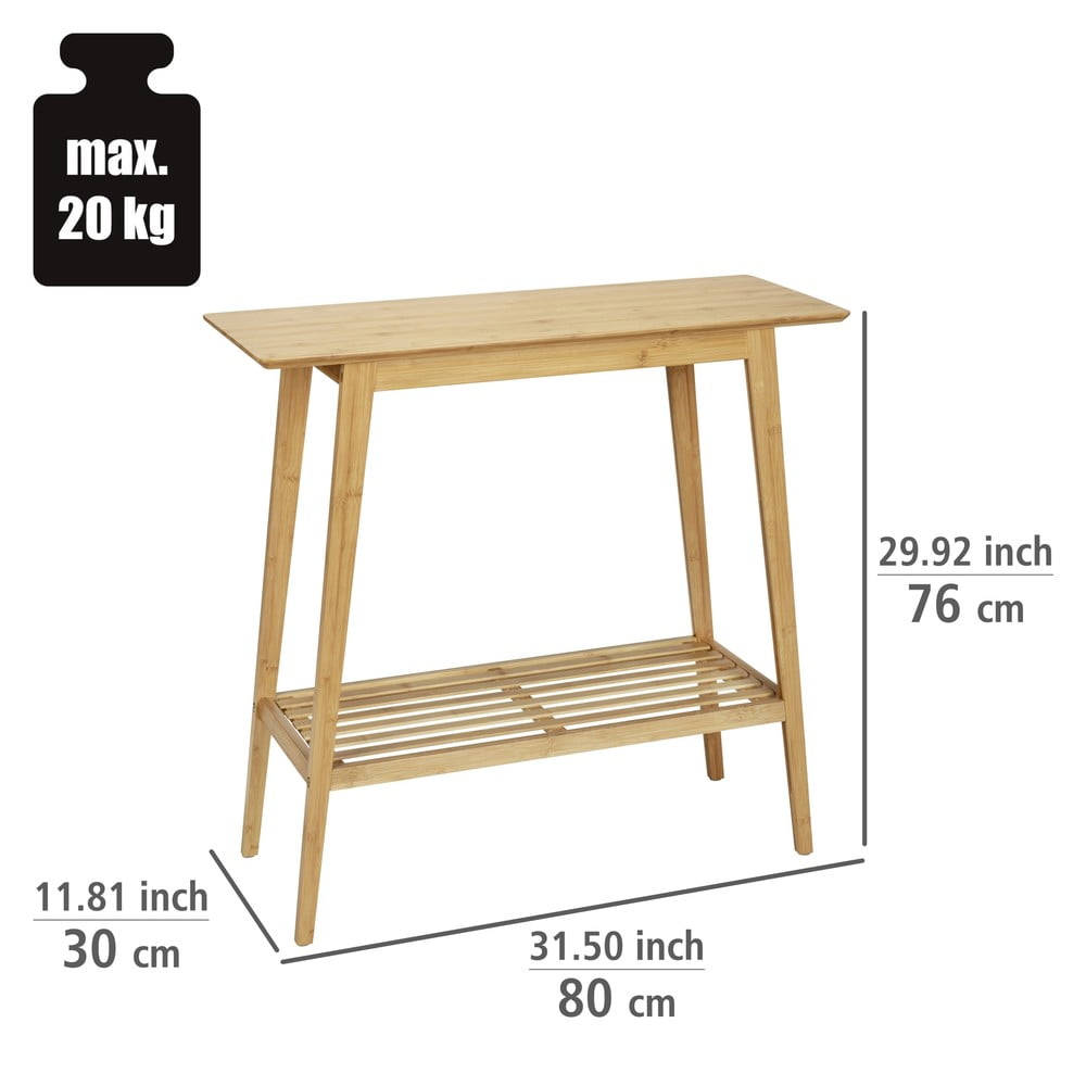 Bambusowa konsola 30x80 cm Kona – Wenko