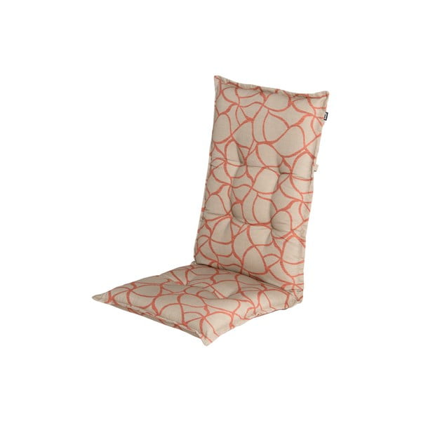 Beżowo-pomarańczowa poduszka na krzesło ogrodowe Hartman Pearl, 123x50 cm