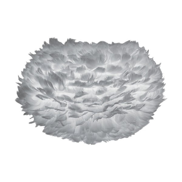 Szary abażur z gęsich piór UMAGE EOS, ⌀ 45 cm