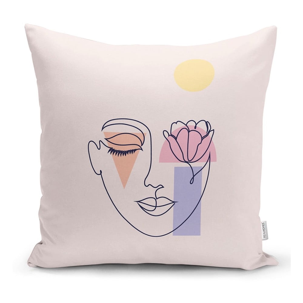 Poszewka na poduszkę Minimalist Cushion Covers Post Modern Drawing, 45x45 cm