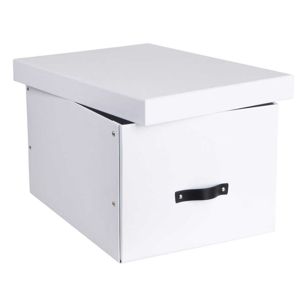 Фото - Інші меблі Kartonowy pojemnik z pokrywką Tora – Bigso Box of Sweden biały