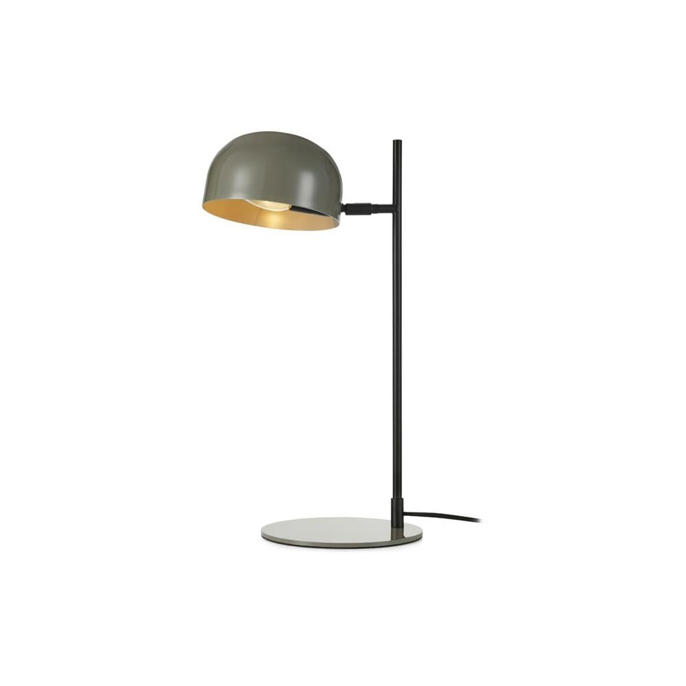 Szara lampa stołowa Markslöjd Pose, wys. 48 cm