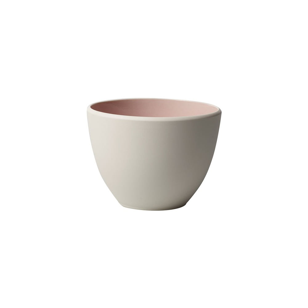 Biało-różowa porcelanowa miska Villeroy & Boch Uni, 450 ml