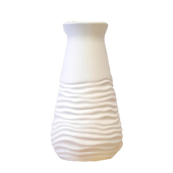 Biały ceramiczny wazon Rulina Crease II