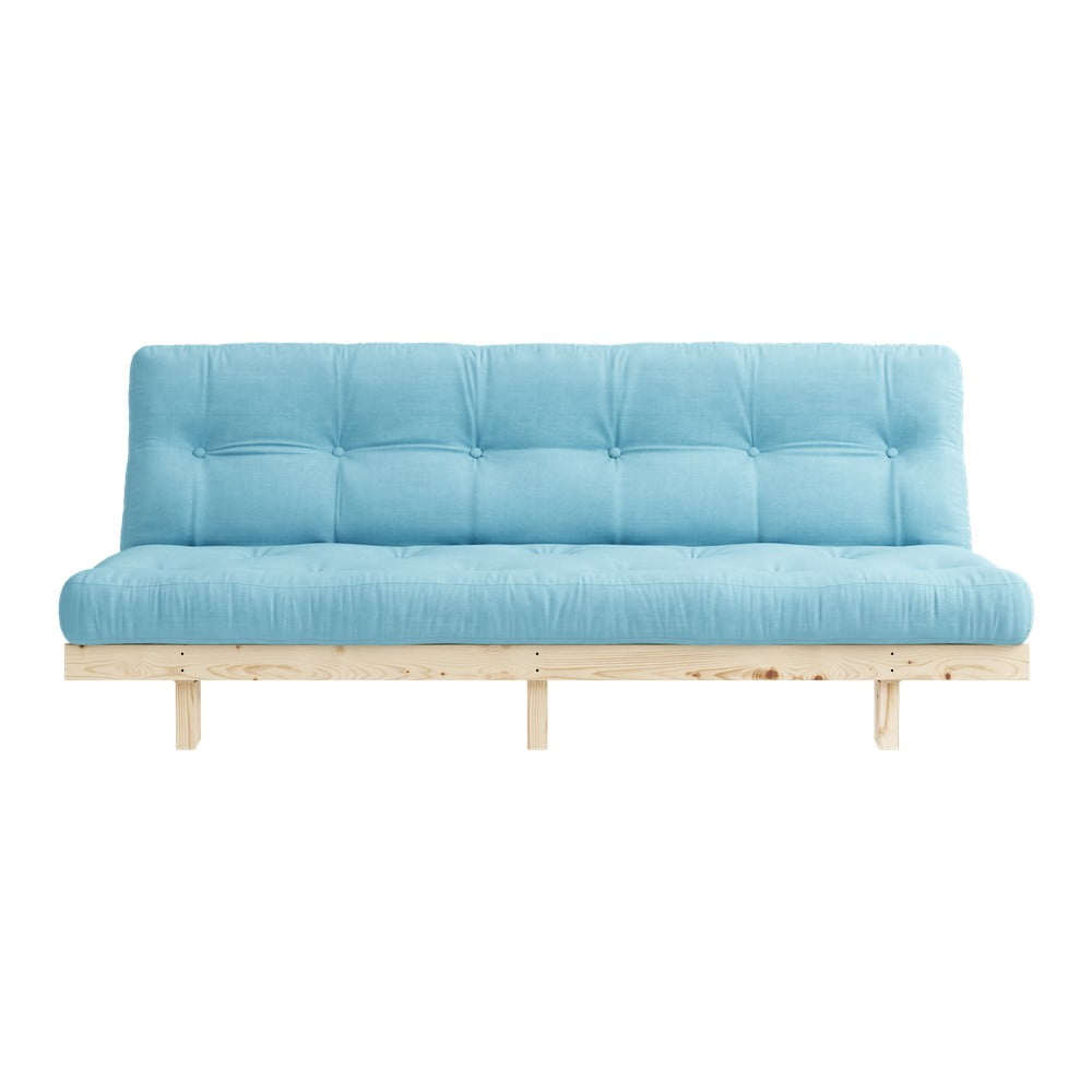 Sofa rozkładana Karup Design Lean Raw Light Blue