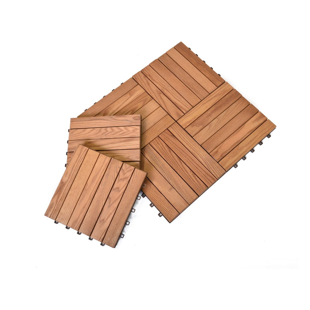 Фото - Плитка Płytki podłogowe z drewna jesionowego zestaw 6 szt. Rojaplast – Thermowood