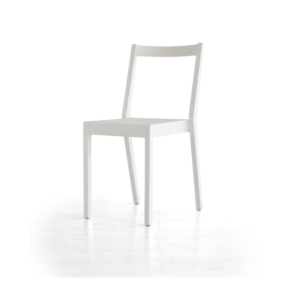Białe krzesło Kent