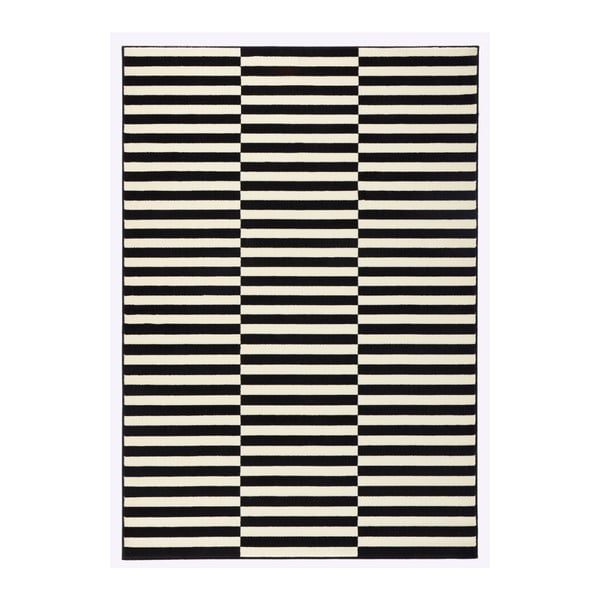 Czarno-kremowy dywan Hanse Home Gloria Panel, 160x230 cm