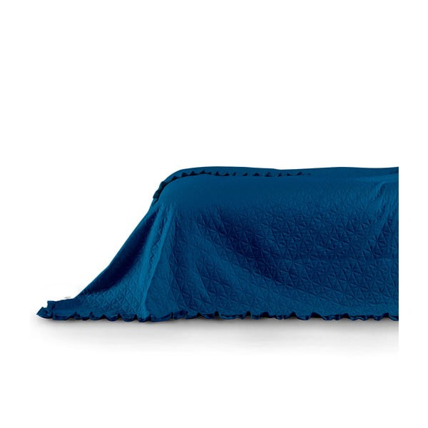Niebieska narzuta AmeliaHome Tilia, 260x240 cm