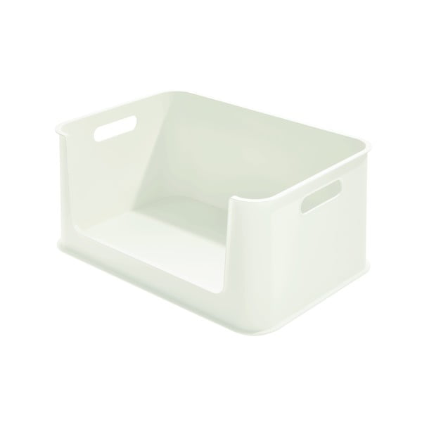 Biały pojemnik iDesign Eco Open, 43x30,2 cm