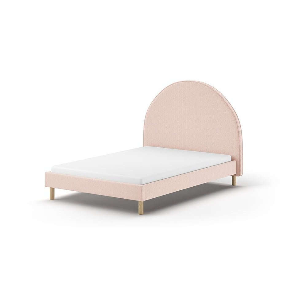 Фото - Каркас для ліжка MOON Różowe tapicerowane łóżko ze stelażem 140x200 cm  – Vipack różowy 